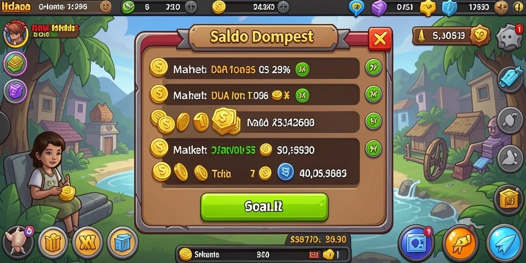 Tampilan menu utama yang intuitif dan menarik.