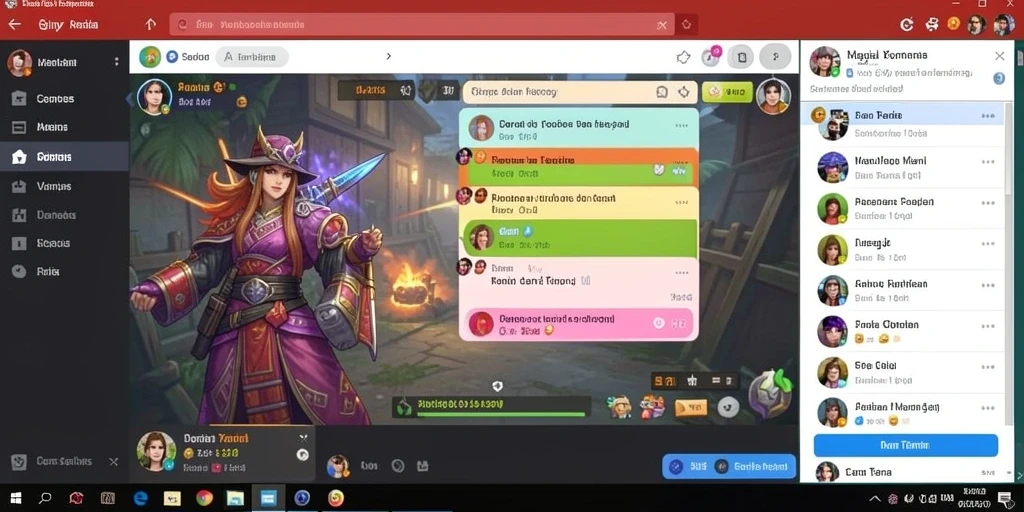 Tangkapan layar menampilkan antarmuka yang menarik dan user-friendly.