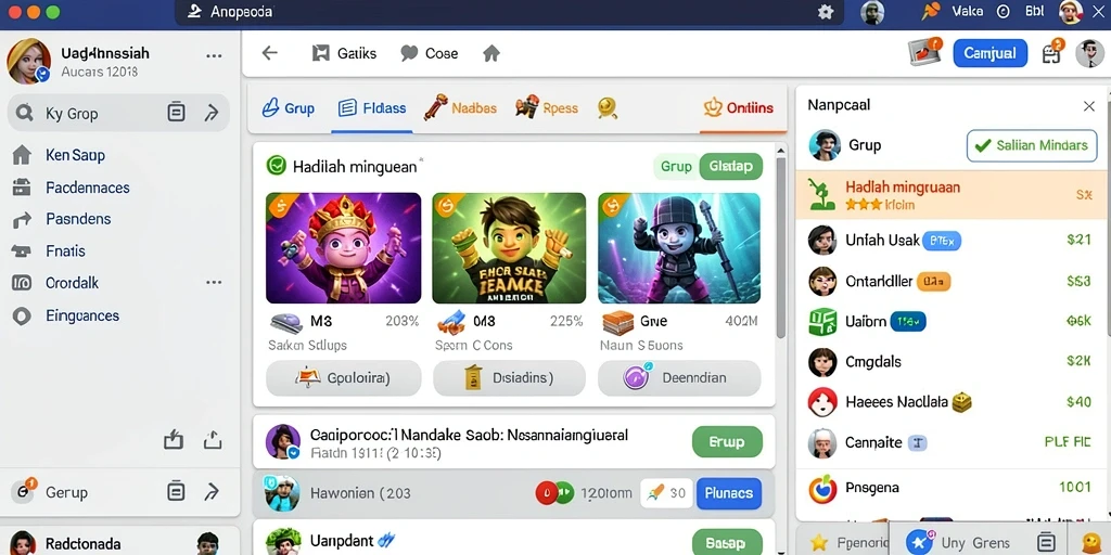 Tampilan awal game yang menarik.