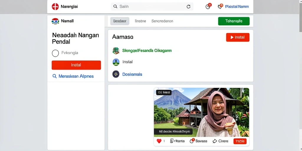 Tampilan antarmuka yang ramah pengguna.