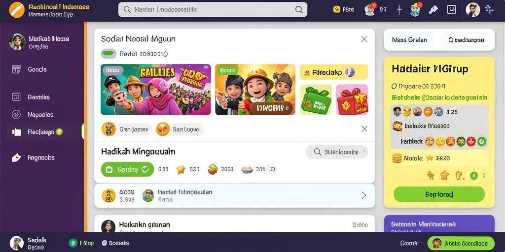 Tampilan antarmuka IDRGAME yang menarik dan mudah dinavigasi.