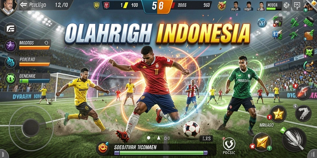 Tangkapan layar yang menunjukkan antarmuka utama game.