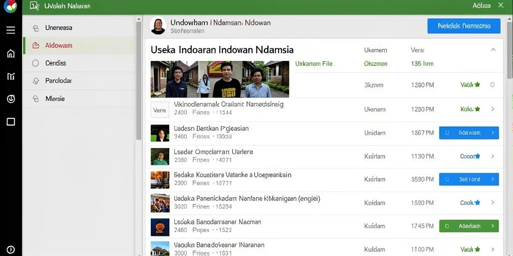 Tampilan antarmuka yang modern dan menarik.