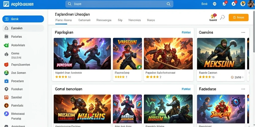 Tampilan antarmuka yang sederhana dan menarik.