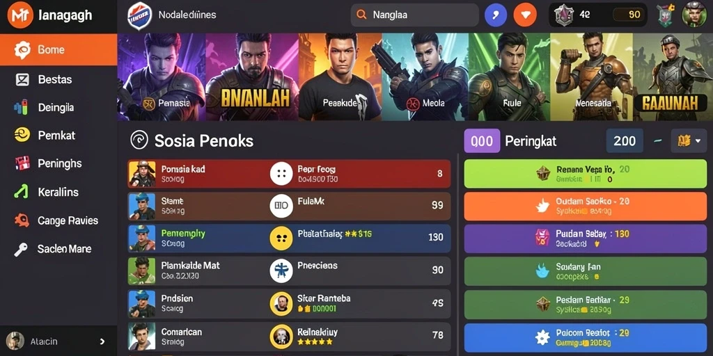 Tampilan antarmuka pengguna yang menarik dan intuitif.