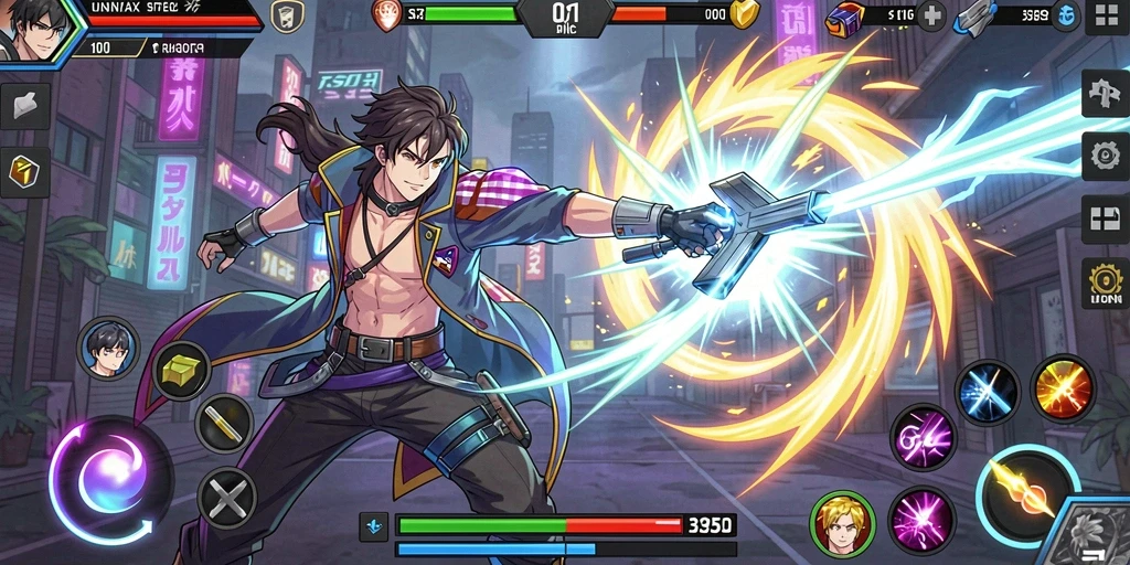 Tampilan menarik dari mesin slot baru.