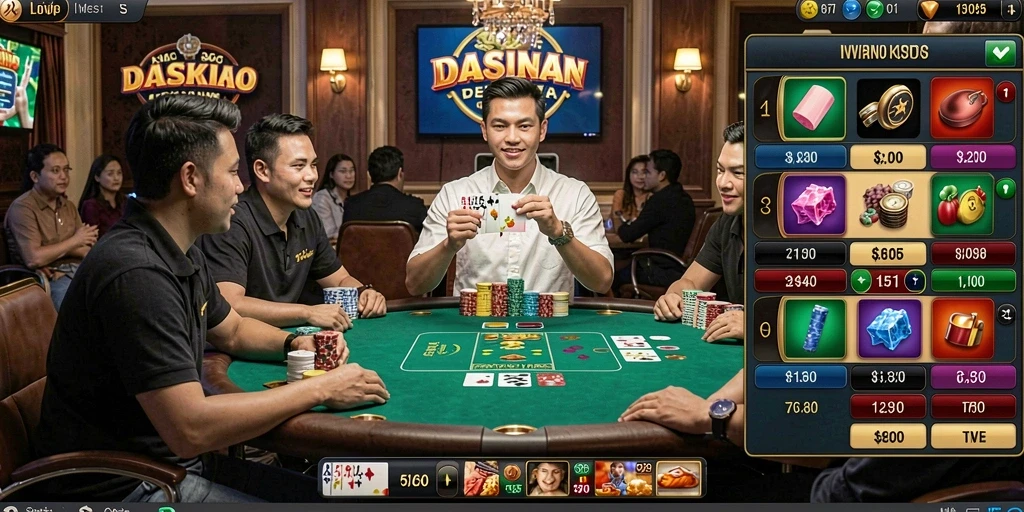 Tampilan antarmuka yang menarik di SKY77.