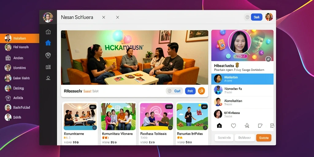 Tampilan menarik dengan grafik yang menawan.